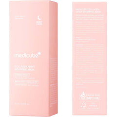 Medicube Night Care Bundle Pack of 2 – Collagen Firming & Turmeric Brightening Overnight Wrapping Peel-Off Sleep Masks for Hydration, Glow, Anti-Aging & Skin Repair