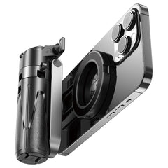 P15mini-C Magnetic Selfie Stick - Bluetooth Remote, 47.5cm Extendable, Multifunctional Camera Assistant for iPhone/Android