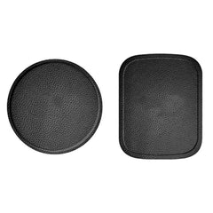 GD-G030 2-in-1 Magnetic Phone Holder - Leather Stand & Car Mount with Strong Magnet for Smartphones