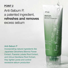 ANUA Heartleaf Quercetinol Pore Cleansing Foam - Deep Cleansing & Moisture Balance for All Skin Types, 150ml
