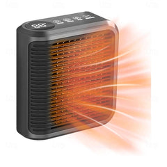 Energy-Efficient Wall-Mounted Mini Heater with Intelligent Temperature Control, Timing Function, Remote Control & Safety Features