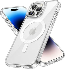 MagSafe Compatible Magnetic Phone Case with Camera Control | Military-Grade Shock Protection for iPhone 14, 14 Plus, 14 Pro, 14 Pro Max – Includes Free Screen Protector