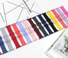 Silicone Strap Wristbands – Sport Replacement Bands for 42/44mm Series Watches