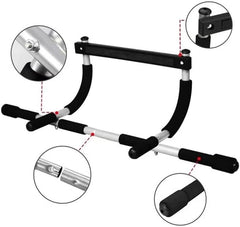 Pull-Up Bar for Doorway – Portable Chin-Up Bar with Adjustable Height for Upper Body Strength Training