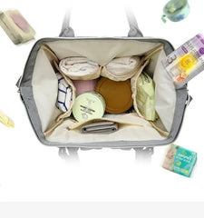 Diaper Bag Backpack – Multifunctional Waterproof Travel Essentials Baby Bag