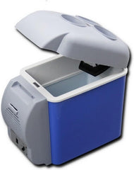 Compact 12V 7.5L Mini Car Fridge - Dual Cooler & Warmer Box | Portable Travel Refrigerator in Blue | Ideal for Road Trips, Camping & Outdoor Activities | 12V Car Compatible with Efficient Cooling & Warming Modes