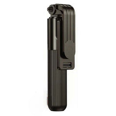 Bluetooth Selfie Stick Tripod D-10 | 360° Rotating Mini Live Broadcast Tripod with Detachable Remote for iOS & Android, Compact & Lightweight