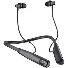 OSP 3 Bluetooth Neckband - 50H Playtime, Stereo Sound, TF Card Support, BT 5.4, Type-C Charging (Skin-Friendly)