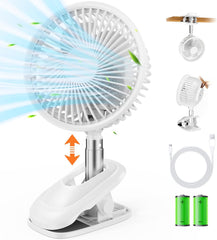 Handheld Rechargeable USB Portable Fan – Wearable Electric Neck Air Cooler | Foldable Mini Fan