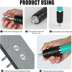 Mini Nail Fixation Tool – Compact Manual Steel Nail Gun for Concrete | Portable Nail Shooting Machine
