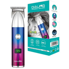 DL-1566 Cordless Professional Hair Trimmer. Rechargeable all-in-one clipper for men's facial, body & beard grooming.