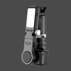 Q18 Mobile Phone Selfie Stick with Anti-Shake Handheld Gimbal Stabilizer, Single-Axis Tripod, and Fill Light – Perfect for Vlogging, Live Broadcast, and Photography, Compatible with iPhone and Android Smartphones