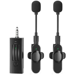 K35D Wireless Microphone for Vlogging – Plug & Play Mini Collar Mic for Live Game Video Shooting & Streaming | 3.5mm AUX Connection | Compatible with Mobile Phones & Cameras