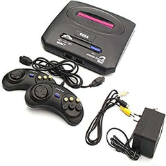 16-Bit Video Game Console for Kids with 2 Controllers – 400 Classic Games, 4K Ultra HD, HDMI Output – Black