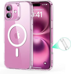 MagSafe Compatible Magnetic Phone Case for iPhone 16 Series – Military-Grade Shock Protection with Camera Control & Free Screen Protector