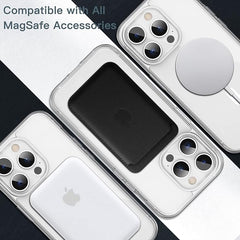 MagSafe Compatible Magnetic Phone Case with Camera Control | Military-Grade Shock Protection for iPhone 14, 14 Plus, 14 Pro, 14 Pro Max – Includes Free Screen Protector