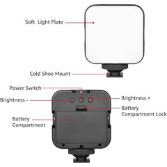 PK-778 5-in-1 Video Making Kit - Tripod, LED Light, Mic, Phone Holder & Remote for Content Creation