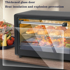 18L Multifunction Toaster Oven - Convection Pizza Maker, 6-in-1 Electric Oven for Baking, Roasting & Toasting