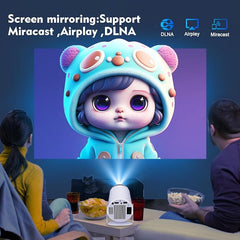 X10 Plus Portable Intelligent Projector – Android 11 Video Game Console with 720p Resolution