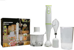 Multi-Function 4-in-1 Portable Electric Juicer and Blender – Handheld Food Chopper for Home Use with Dual Speed and Whisk for Shakes, Smoothies, Baby Food, Soups, and More