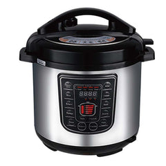 8L Smart Digital Pressure Cooker - Multi-Function Electric Rice Cooker with Non-Stick Pot & Stainless Steel Design