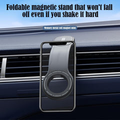 Magnetic Phone Holder Base for Car, 2024 New Magnetic Phone Bracket, Secure and Convenient Dashboard Phone Holder with 360° Adjustable Magnetic Phone Mount Compatible for All Smartphones