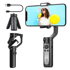 CQL 3-Axis Gimbal Stabilizer for Smartphones & Action Cameras | Precision Stabilization, Durable Design, Universal Compatibility