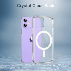 MagSafe Compatible Magnetic Phone Case with Camera Control | Military-Grade Shock Protection for iPhone 12, 12 Mini, 12 Pro, 12 Pro Max – Includes Free Screen Protector