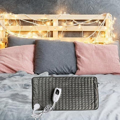 Electric Heating Pad | Multifunctional Electric Blanket with Timer for Shoulder, Neck, Back, Spine, and Leg Pain Relief